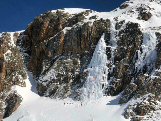 Escalade sur glace