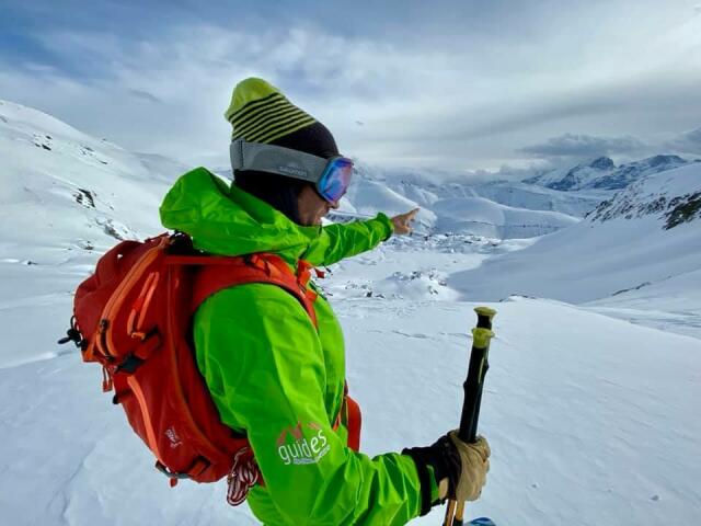 Ski guiding