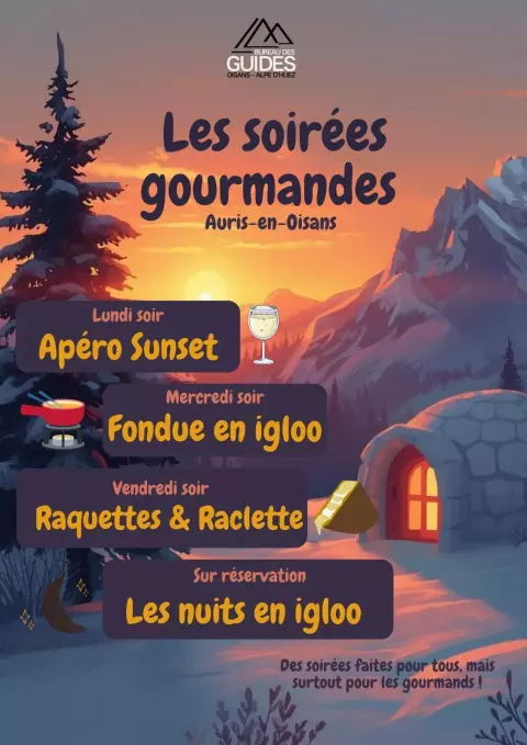 Soirées Gourmandes - AURIS EN OISANS