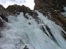 Escalade de cascade de glace