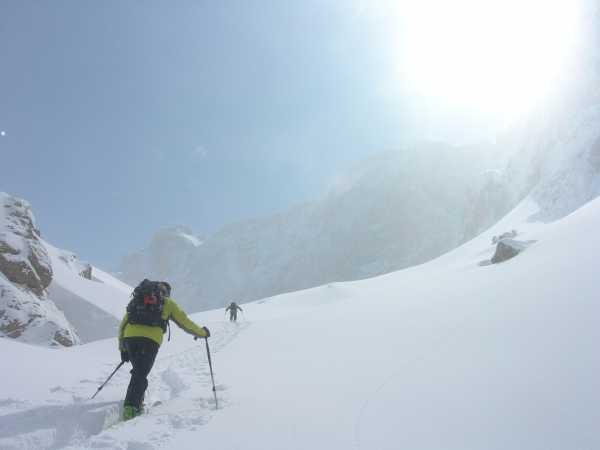 Backcountry skiing in Turkey